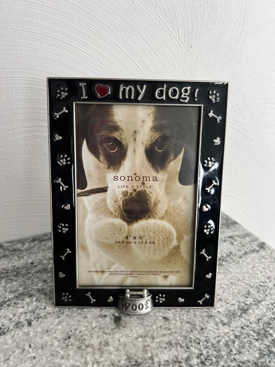 Sonoma Other - I Love My Dog Metal Resin Dog Frame